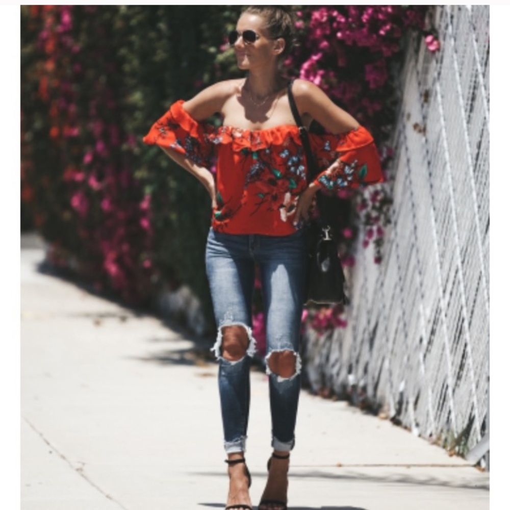 Off the shoulder top
